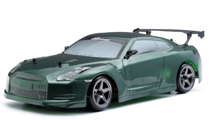 1 10 Exceed RC 2 4GHz Mad Speed Drift King Brushed Electric Car RTR GTR Green
